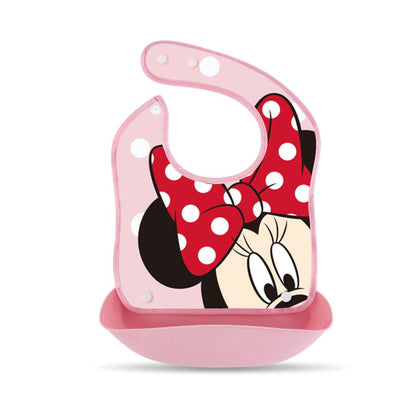 Babero De Mickey y Minnie Mousse