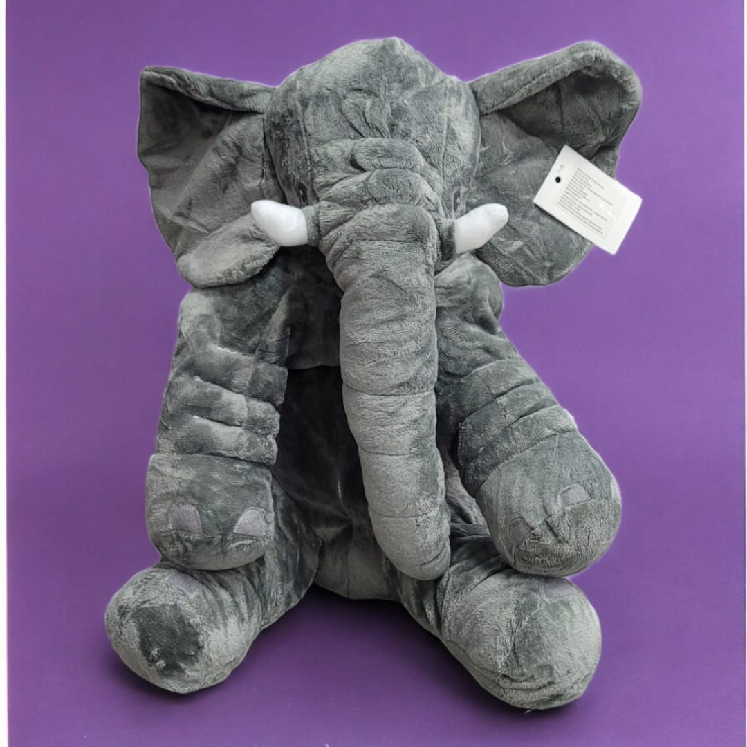 PELUCHE ELEFANTE CON COBIJA INTERNA 40cm🐘